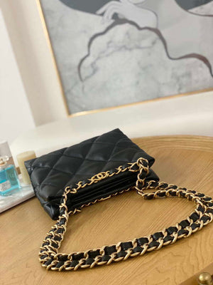 Chanel AS3502 Small TOTE Lambskin Black - Default Title - View 6