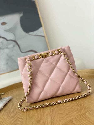 Chanel AS3502 Small TOTE Lambskin Pink - Default Title - View 2
