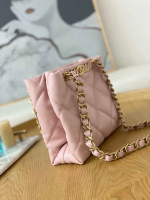 Chanel AS3502 Small TOTE Lambskin Pink - Default Title - View 4