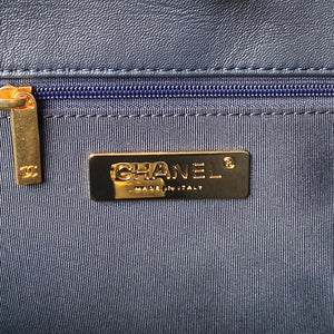 Chanel AS3519 CHANEL 23K Shopping Bag Denim Blue - Default Title - View 9