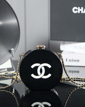 Chanel AS3548 Evening Round Lambskin white - Default Title - View 4