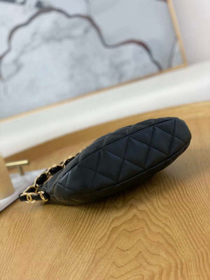 Chanel AS3562 Hobo Handbag Lambskin Black - Default Title - View 7