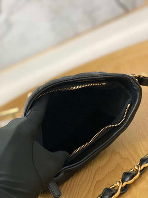Chanel AS3562 Hobo Handbag Lambskin Black - Default Title - View 9