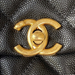 Chanel AS3580 Small Flap Bag Lambskin Lambskin & Gold-Tone Metal Black - Default Title - View 3