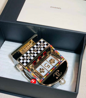 Chanel AS3586 2023SS Walk-on Embroidery Slot Shoulder Bag black - Default Title - View 2