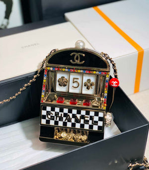 Chanel AS3586 2023SS Walk-on Embroidery Slot Shoulder Bag black - Default Title - View 6