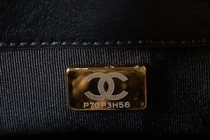 Chanel AS3611 Small Flap Bag Wool Tweed & Gold-Tone Metal Gray and Black - Default Title - View 9