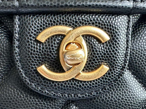 Chanel AS3662 LARGE BACKPACK Calfskin & Gold-Tone Metal Black - Default Title - View 3