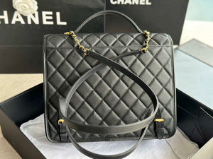 Chanel AS3662 LARGE BACKPACK Calfskin & Gold-Tone Metal Black - Default Title - View 5