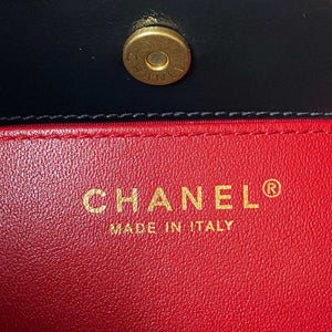 Chanel AS3710 Small Hobo Handbag Velvet & Gold-Tone Metal Black - Default Title - View 8