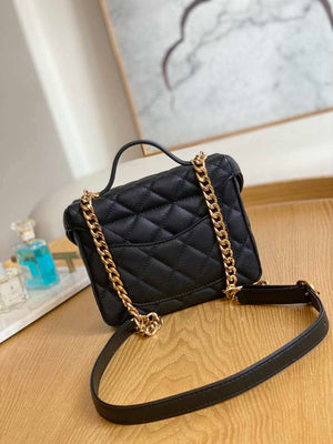 Chanel AS3729 Small Vanity Case Grained Calfskin & Gold-Tone Metal Black - Default Title - View 2