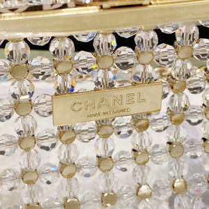 Chanel AS3771 EVENING Bag Glass Pearls & Gold-Tone Metal Transparent & Multicolor - Default Title - View 9