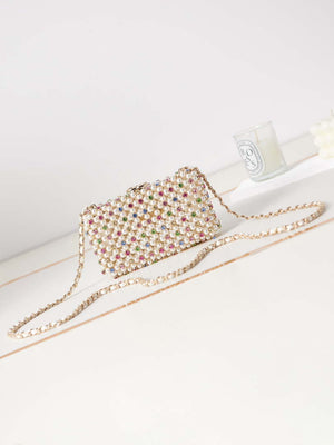 Chanel AS3771 evening Bag Imitation Pearls & Gold-Tone Metal Transparent & Multicolour - Default Title - View 2
