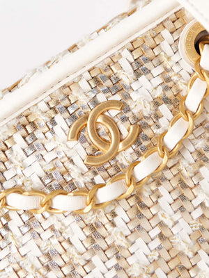 Chanel AS3771 evening Bag Imitation Pearls & Gold-Tone Metal Transparent & Multicolour - Default Title - View 10