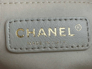 Chanel AS3777 Flap Bag Grained Calfskin & Gold-Tone Metal White - Default Title - View 8