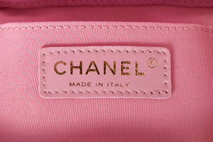 Chanel AS3787 Small Backpack Grained Shiny Calfskin & Gold-Tone Metal Pink - Default Title - View 8