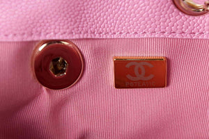 Chanel AS3787 Small Backpack Grained Shiny Calfskin & Gold-Tone Metal Pink - Default Title - View 9
