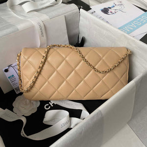 Chanel AS3791 Flap Bag Lambskin Apricot - Default Title - View 2
