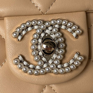 Chanel AS3791 Flap Bag Lambskin Apricot - Default Title - View 3
