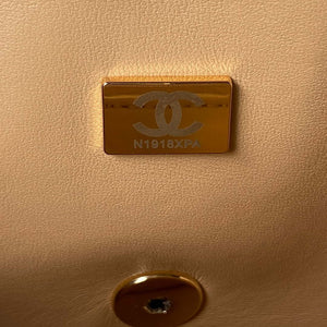 Chanel AS3791 Flap Bag Lambskin Apricot - Default Title - View 8