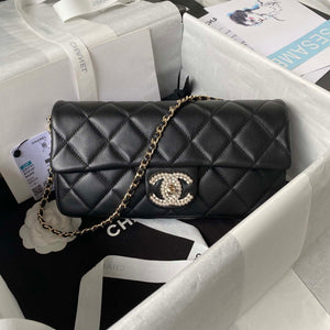 Chanel AS3791 Flap Bag Lambskin Black - Default Title - View 1