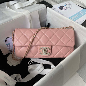 Chanel AS3791 Flap Bag Lambskin Pink - Default Title - View 1