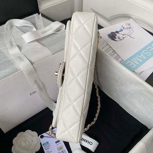 Chanel AS3791 Flap Bag Lambskin White - Default Title - View 5