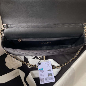 Chanel AS3791 Flap Bag Velvet and Lambskin Black - Default Title - View 6