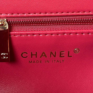 Chanel AS3791 Flap Bag Velvet and Lambskin Red - Default Title - View 8