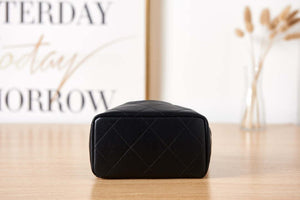 Chanel AS3793 Small Bucket Bag Lambskin Resin & Gold-Tone Metal Black - Default Title - View 7
