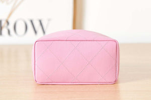 Chanel AS3793 Small Bucket Bag Lambskin Resin & Gold-Tone Metal Pink - Default Title - View 6