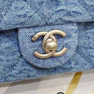 Chanel AS3828 Small Flap Classic Woc Bag Denim Blue - Default Title - View 9