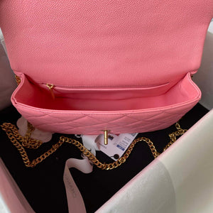 Chanel AS3921 Flap Chain Bag Pink Calfskin Gold - Default Title - View 7