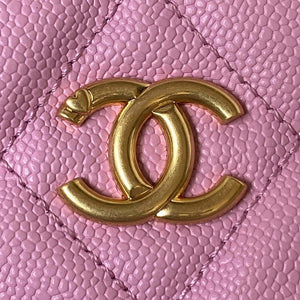 Chanel AS3830 Small Hobo Handbag Pink Calfskin Gold - Default Title - View 3