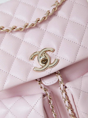 Chanel AS3860 Backpack Grained Shiny Calfskin Gold Light Pink - Default Title - View 2