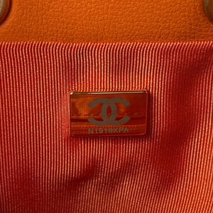 Chanel AS3947 Small Backpack Lambski & Gold-Tone Metal Orange - Default Title - View 6