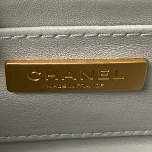 Chanel AS3973 Small Vanity Case Lambskin bag with top handle Light Blue - Default Title - View 8