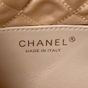 Chanel AS3980 22 Mini Handbag Shiny Calfskin & Silver-Tone Metal White - Default Title - View 7