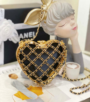 Chanel AS4027 Heart Minaudiere Lambskin Black - Default Title - View 2