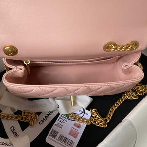 Chanel AS4041 Flap Classic Bag CF Camellia Lambskin Pink Gold - Default Title - View 7