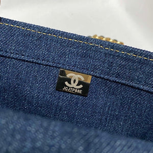 Chanel AS4051 Flap Bag Denim canvas Gold Metal Blue - Default Title - View 9