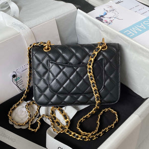 Chanel AS4051 Flap Bag Lambskin Gold Metal Black - Default Title - View 2