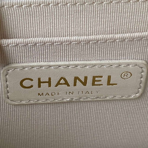Chanel AS4051 Flap Bag Lambskin Gold Metal White - Default Title - View 8