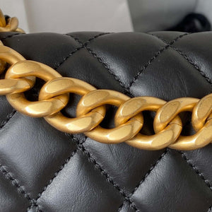 Chanel AS4051 Small Flap Classic Bag CF Lambskin Black Gold - Default Title - View 5