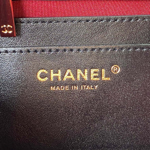 Chanel AS4058 Backpack Grained Shiny Calfskin & Gold-Tone Metal Black - Default Title - View 8
