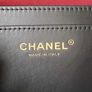 Chanel AS4059 Large Backpack Grained Shiny Calfskin & Gold-Tone Metal Black - Default Title - View 8