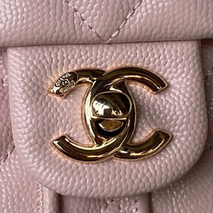 Chanel AS4059 Large Backpack Grained Shiny Calfskin & Gold-Tone Metal Pink - Default Title - View 3