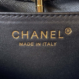 Chanel AS4133 mini Bi-color Chain patent leather Bag Wine Red - Default Title - View 8