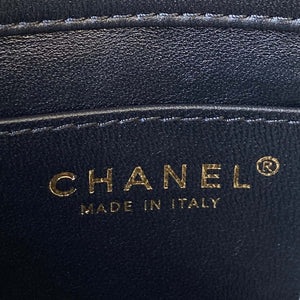 Chanel AS4165 Mini Flap Bag Lambskin Wenge Wood & Gold-Tone Metal Black - Default Title - View 8