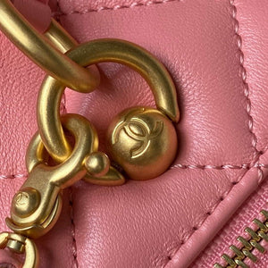 Chanel AS4201 Bag With Top Handle Calfskin Pink - Default Title - View 8